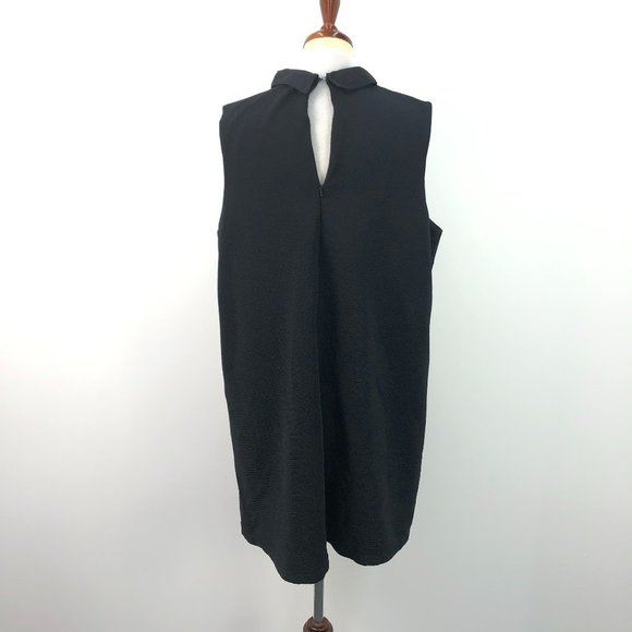 NWT Asos Black Rhinestone Collar Maternity Dress - Picture 3 of 8